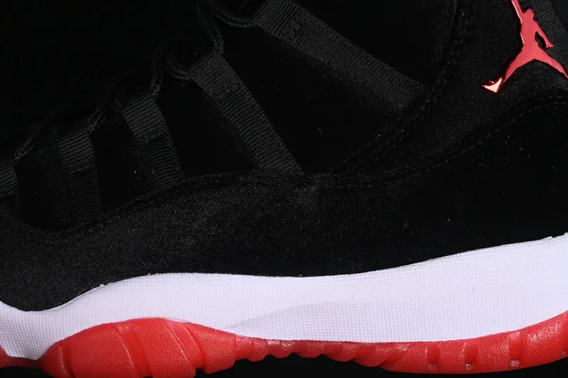 All categories Air Jordan Jordan series basketball shoes Air Jordan 11 Air Jordan 11 Retro "Bred Velvet" AJ11 Joe 11 black red velvet DB5457-061